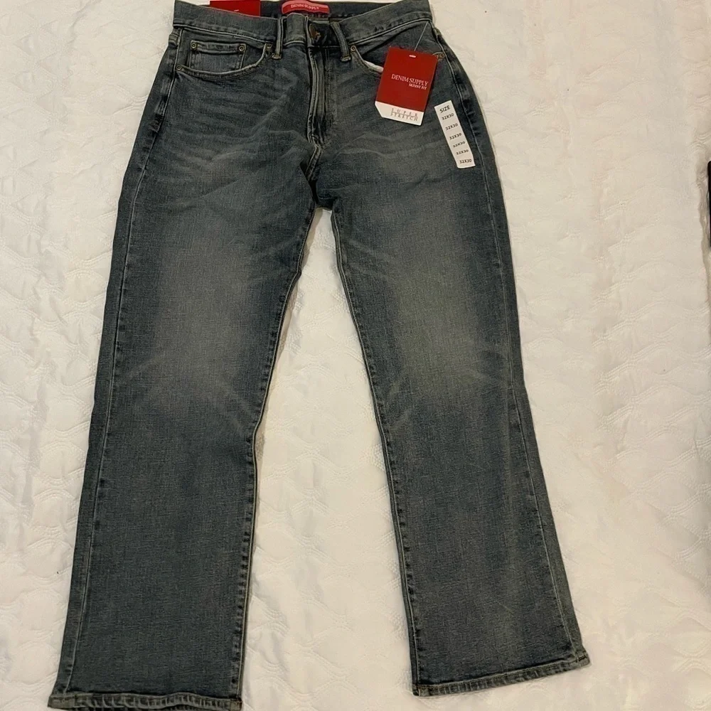 Denim Supply jeans mens New w/tags. Great vintage style straight leg 32X30